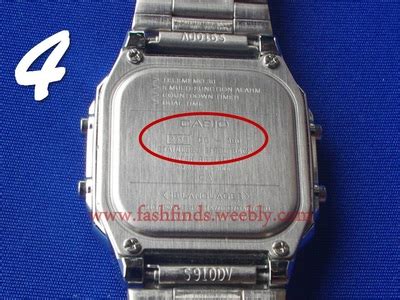 fake casio gold digital watch|how to check for casio watch.